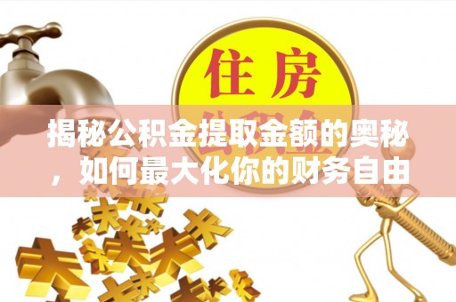 霞山揭秘公积金提取金额的奥秘，如何最大化你的财务自由